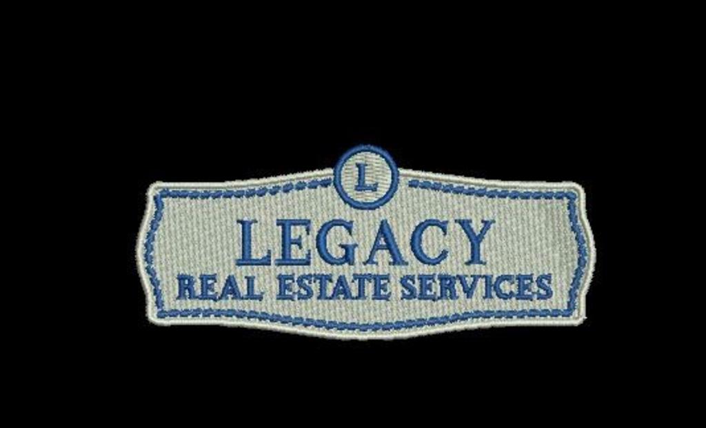 legacy real estate services logo Embroidered by Texas Embroidery & Screen Printing