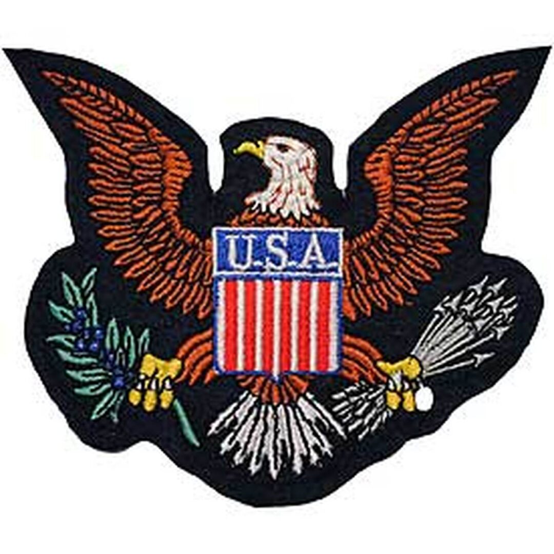 patch with US flag and eagle by Texas Embroidery & Screen Printing